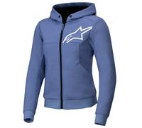 Alpinestars Stella Chrome V2 Sport Motorbike Motorcycle Hoodie Blue Violet White