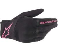 Alpinestars Stella Copper Ladies Motorcycle Gloves, black/hotpink, size XS