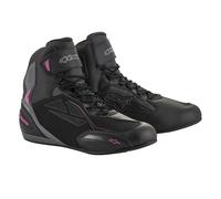 Alpinestars Stella Faster 3 Drystar Ladies Motorcycle Shoes - Black / Fuchsia