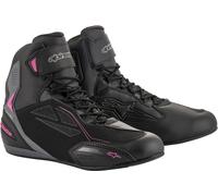 Alpinestars Stella Faster-3 Drystar Ladies Motorcycle Shoes, black-grey-pink, size 43 44 for Women