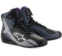 Alpinestars Stella Faster-4 Ladies Motorcycle Shoes, black/grey/purple, size 8