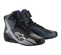 Alpinestars Stella Faster-4 Ladies Motorcycle Shoes, black-grey-purple, size 41 for Women