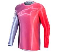 Alpinestars Stella Fluid Kepler Women's MX Jersey Purple/Rouge RedXL Purple,Rouge Red