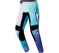 Alpinestars Stella Fluid Ladies Motocross Pants, black-turquoise, size 30 for Women