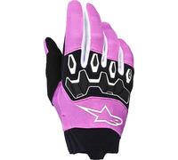 Alpinestars Stella Full Bore V2 Ladies Motocross Gloves, black-white-pink, size L for Women