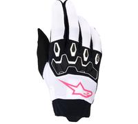 Alpinestars Stella Full Bore V2 Ladies Motocross Gloves, white/black/pink, size L