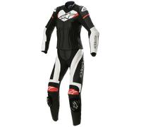 Alpinestars Stella GP Plus Ladies Two Piece Motorcycle Leather Suit, black-white-red, size 48 for Women