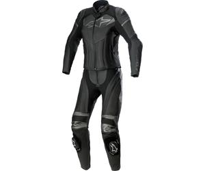 Alpinestars Stella GP Plus Ladies Two Piece Motorcycle Leather Suit, black/grey, size 46