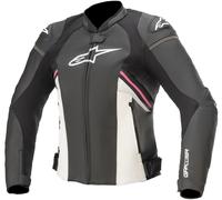 Alpinestars Stella GP Plus R V3 Ladies Motorcycle Leather Jacket, black/white/pink, size 50
