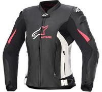 Alpinestars Stella GP Plus R V4 Ladies Motorcycle Leather/Textile, black/white/pink, size 44