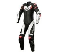 alpinestars Stella GP Plus Womens 1-Piece Leather Suit Black/White/Neon red 36