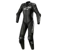 Alpinestars Stella GP Plus Ladies 1-Piece Motorcycle Leather Suit, black-white, size 46 for Women