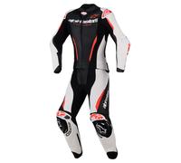 Alpinestars Stella GP-R7 Ladies Two Piece Motorcycle Leather Suit, black/white/red, size 48