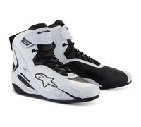 Alpinestars Stella Ladies Faster-4 Short Motorcycle Ankle Boots White Black
