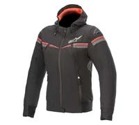 Alpinestars Stella Sektor v2 Tech Motorcycle Jacket Motorbike Hoodie Black Coral