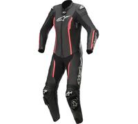 Alpinestars Stella Missile V2 One Piece Motorcycle Ladies Leather Suit, black-pink, size 48 for Women