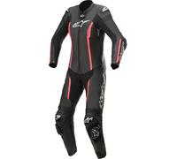Alpinestars Stella Missile V2 One Piece Motorcycle Ladies Leather Suit, black-pink, size 50 for Women