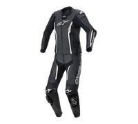 Alpinestars Stella Missile V2 Two Piece Womens Leather Suit, black-white, size 46