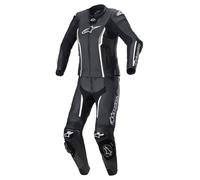 Alpinestars Stella Missile V2 Two Piece Womens Leather Suit, black-white, size 48