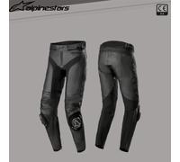 Alpinestars Stella Missile V3 Leather Motorbike Sports Women Pant Black