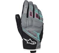 Alpinestars Stella Moblast WP waterproof Ladies Motorcycle Gloves, black-grey, size XS for Women