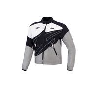 Alpinestars Stella Moshell Ladies Motorcycle Textile Jacket, black-grey-white, size M for Women