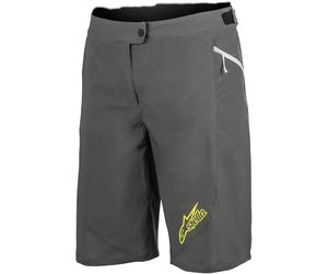 Alpinestars Stella Pathfinder Ladies Bicycle Shorts, grey/yellow, size 30