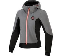 Alpinestars Stella Radium Tech Ladies Motorcycle Zip Hoodie, grey/black, size 2XL
