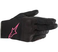 Alpinestars Stella S Max Drystar Ladies Waterproof Motorcycle Gloves, black/hotpink, size S