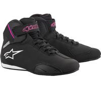 Alpinestars Stella Sektor Ladies Motorcycle Shoes, black/hotpink, size 9 (41)