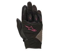 Alpinestars Stella Lady Shore Motorcycle Gloves Black Fuchsia