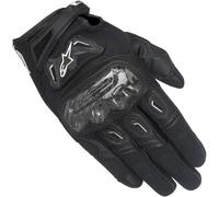 Alpinestars SMX 2 Air Carbon V2 Ladies Motorcycle Mesh Leather Gloves Black
