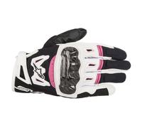 Alpinestars Stella SMX 2 V2 Air Carbon Ladies Gloves Black / White / Fuchsia