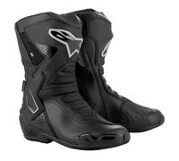 Alpinestars Stella SMX-6 v3 Drystar Waterproof Motorcycle Boots Black Silver