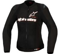 Alpinestars Stella SMX Air Perforated Ladies Motorcycle Textile Jacket, black-white-red, size XS for Women