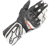 Alpinestars Stella SP-8 V3 Motorbike Motorcycle Leather Gloves - Black / White