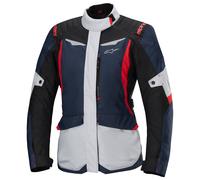 Alpinestars Stella ST-1 waterproof Ladies Motorcycle Textile Jacket, black-red-blue, size XL for Women