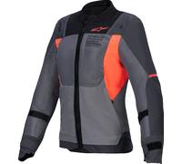 Alpinestars Stella ST-2 Air Ladies Motorcycle Textile Jacket, black-grey-orange, size S for Women