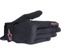 Alpinestars Stella Stated Air Gloves - Black/Yellow/Pink Motorcycle Motorbike