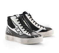 Alpinestars Stella Stated Flair Womens Retro Short Motorcycle Boots Black White