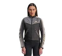 Alpinestars Stella T-Dyno WR Ladies Motorcycle Textile Jacket, black/grey, size XL