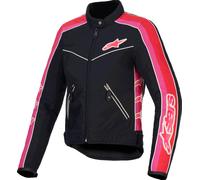 Alpinestars Stella T-Dyno WR Ladies Motorcycle Textile Jacket, black/hotpink, size M