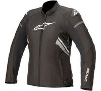 Alpinestars Stella T-GP Plus V3 Ladies Motorcycle Textile Jacket, black-white, size XL for Women