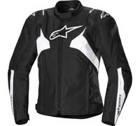 Alpinestars Stella T-Jaws V4 waterproof Ladies Motocycle Textile Jacket, black-white, size L for Women
