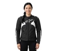 Alpinestars Stella T-Jaws V4 waterproof Ladies Motocycle Textile Jacket, black/white, size S