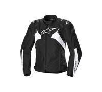 Alpinestars Stella T-Jaws V4 waterproof Ladies Motocycle Textile Jacket, black-white, size XL for Women