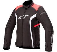 Alpinestars Stella T-Kira V2 Waterproof Motorbike Textile Jacket - Black / Coral