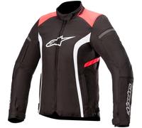 Alpinestars Stella T-Kira V2 Waterproof Ladies Motorcycle Textile Jacket, black-red, size 2XL for Women