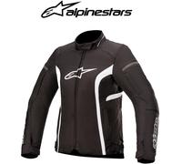 Alpinestars Stella T-Kira V2 Waterproof Textile Black White Motorbike Jacket