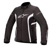 Alpinestars Stella T-Kira V2 Waterproof Ladies Motorcycle Textile Jacket, black-white, size L for Women